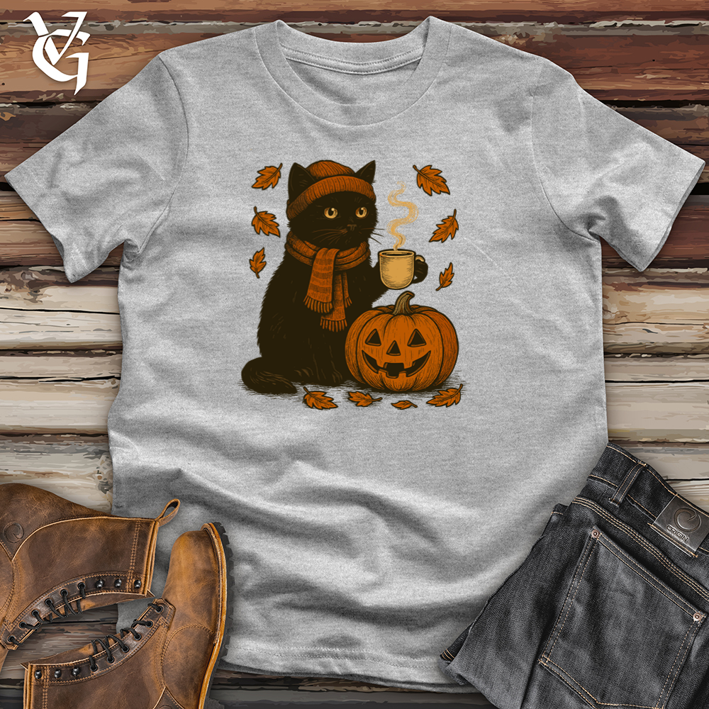 Viking Goods Black Cat Halloween Softstyle Tee Sport Grey / S