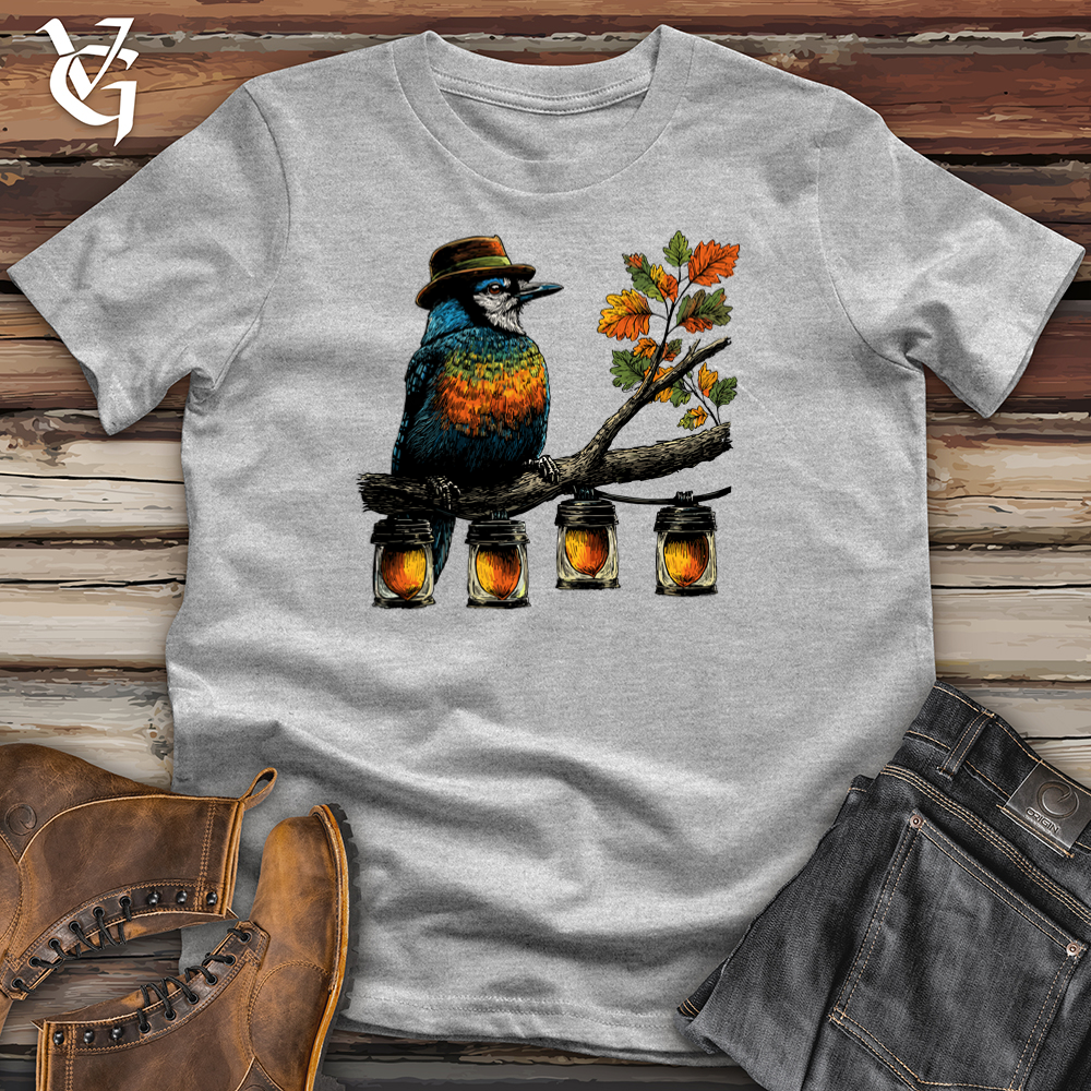 Viking Goods Blue Jay Acorn Lanterns Softstyle Tee Sport Grey / S