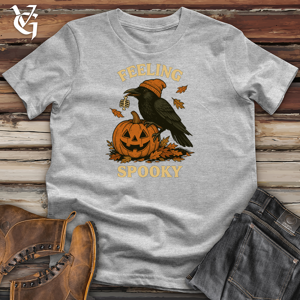 Viking Goods Feeling Spooky Raven Softstyle Tee Sport Grey / S