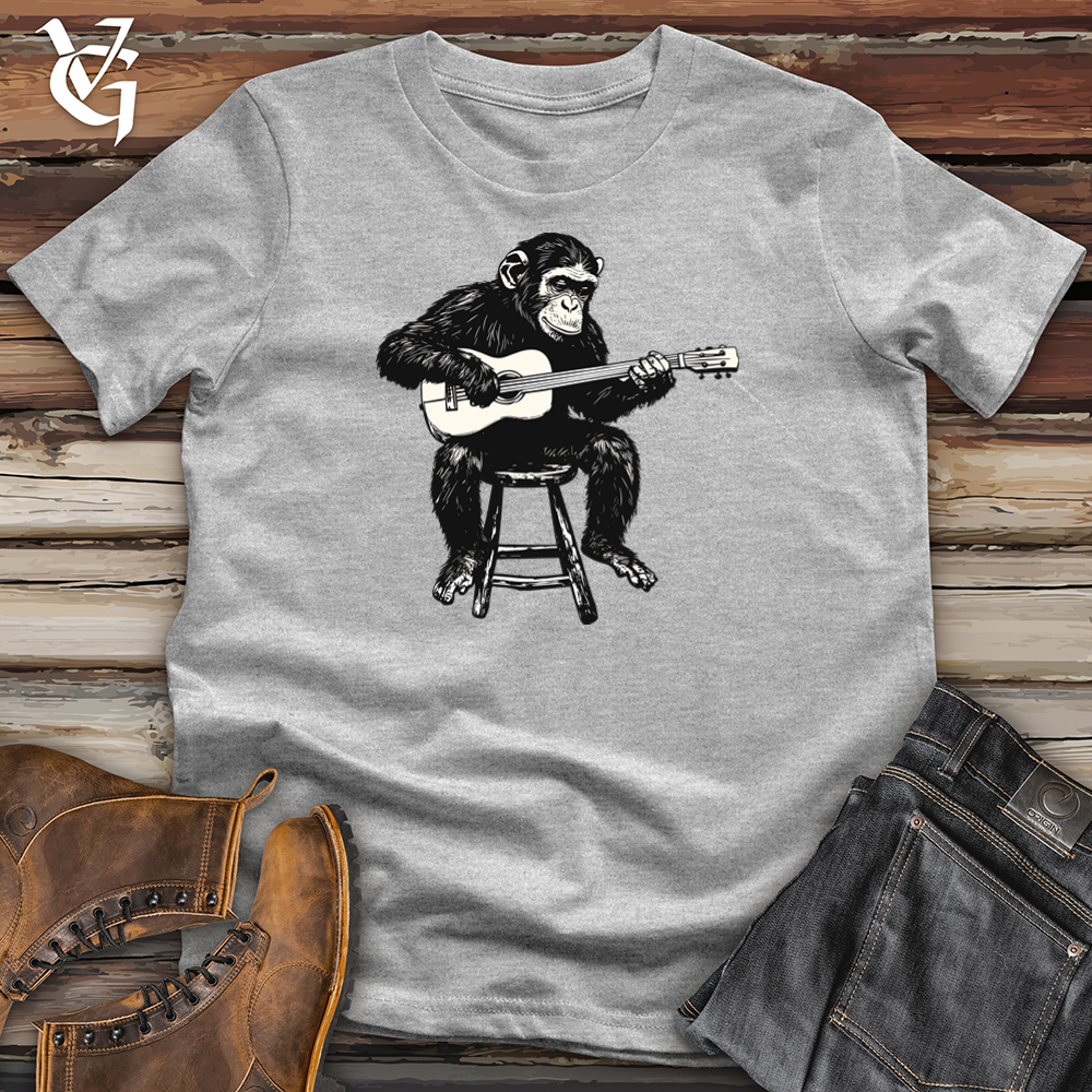 Viking Goods Monkey Guitarist Softstyle Tee Sport Grey / S