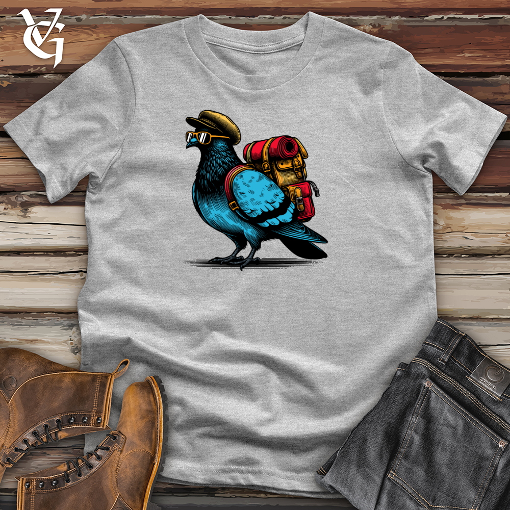Viking Goods Pigeon Traveler Softstyle Tee Sport Grey / XS
