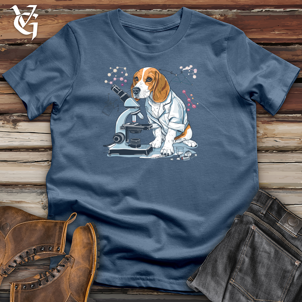 Viking Goods Beagle Scientist Discovery Cotton Tee Steel Blue / L