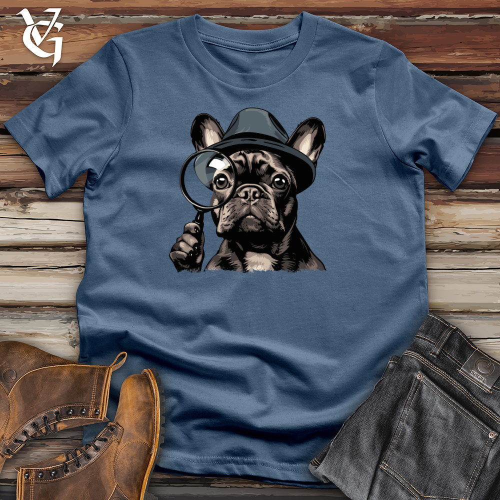 Viking Goods Bulldog Sleuth Search Cotton Tee Steel Blue / L