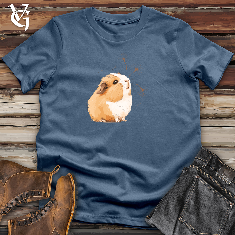 Viking Goods Guinea Pig Whimsy Cotton Tee Steel Blue / L