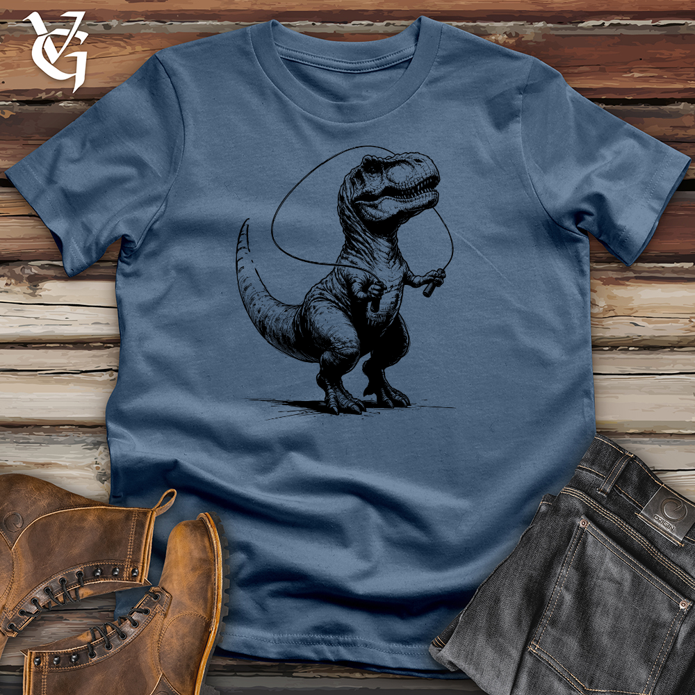 Viking Goods Jump Rope Rex Cotton Tee Steel Blue / L