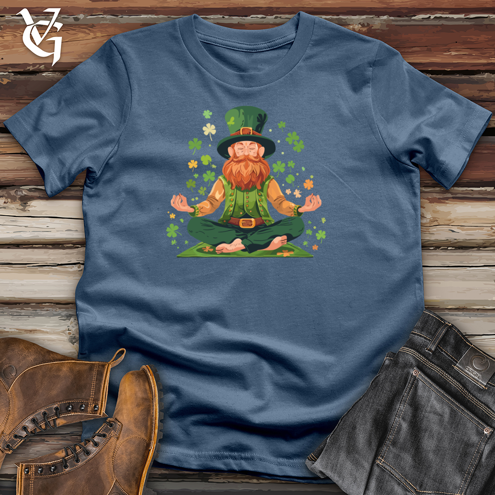 Viking Goods Leprechaun Zen Harmony Cotton Tee Steel Blue / L