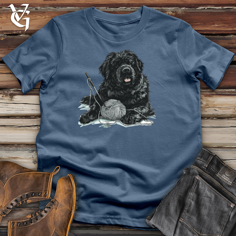 Viking Goods Newfoundland Crochet Cotton Tee Steel Blue / L