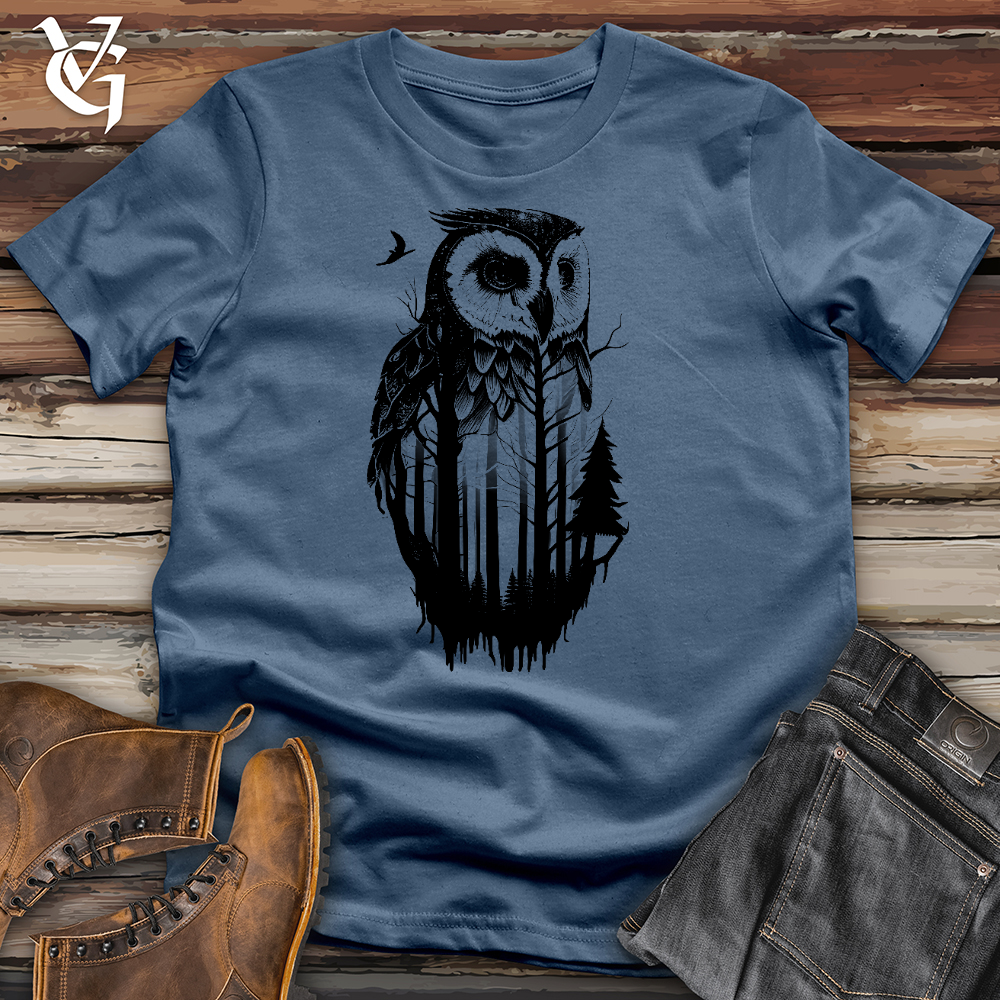 Viking Goods Owl Soul Cotton Tee Steel Blue / L