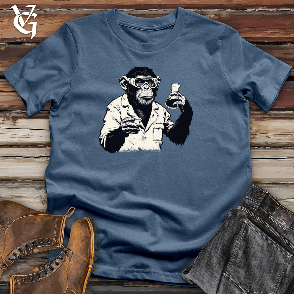 Viking Goods Primate Lab Genius Cotton Tee Steel Blue / L