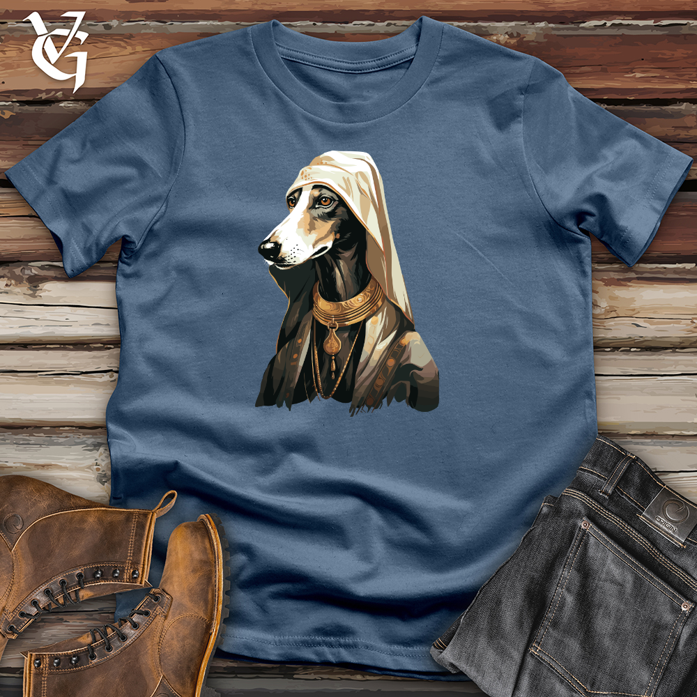 Viking Goods Saluki Prince Cotton Tee Steel Blue / L