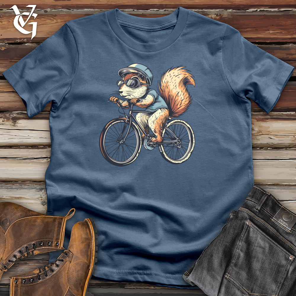 Viking Goods Squirrel Cycle Cruise Cotton Tee Ash / L