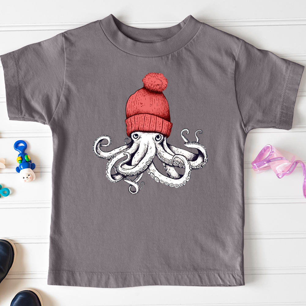 Viking Goods Octopus Chillin Toddler Tee Storm / 2T