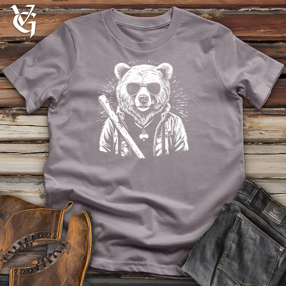 Viking Goods Artistic Bear Shade Cotton Tee Storm / L