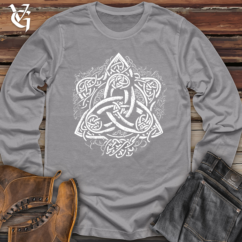 Viking Goods Celtic Trinity Emblem Long Sleeve Storm / L