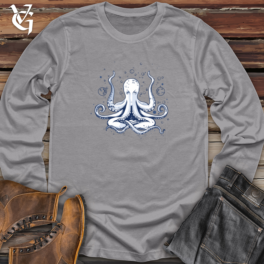 Viking Goods Octopus Bubble Meditation Long Sleeve Storm / L