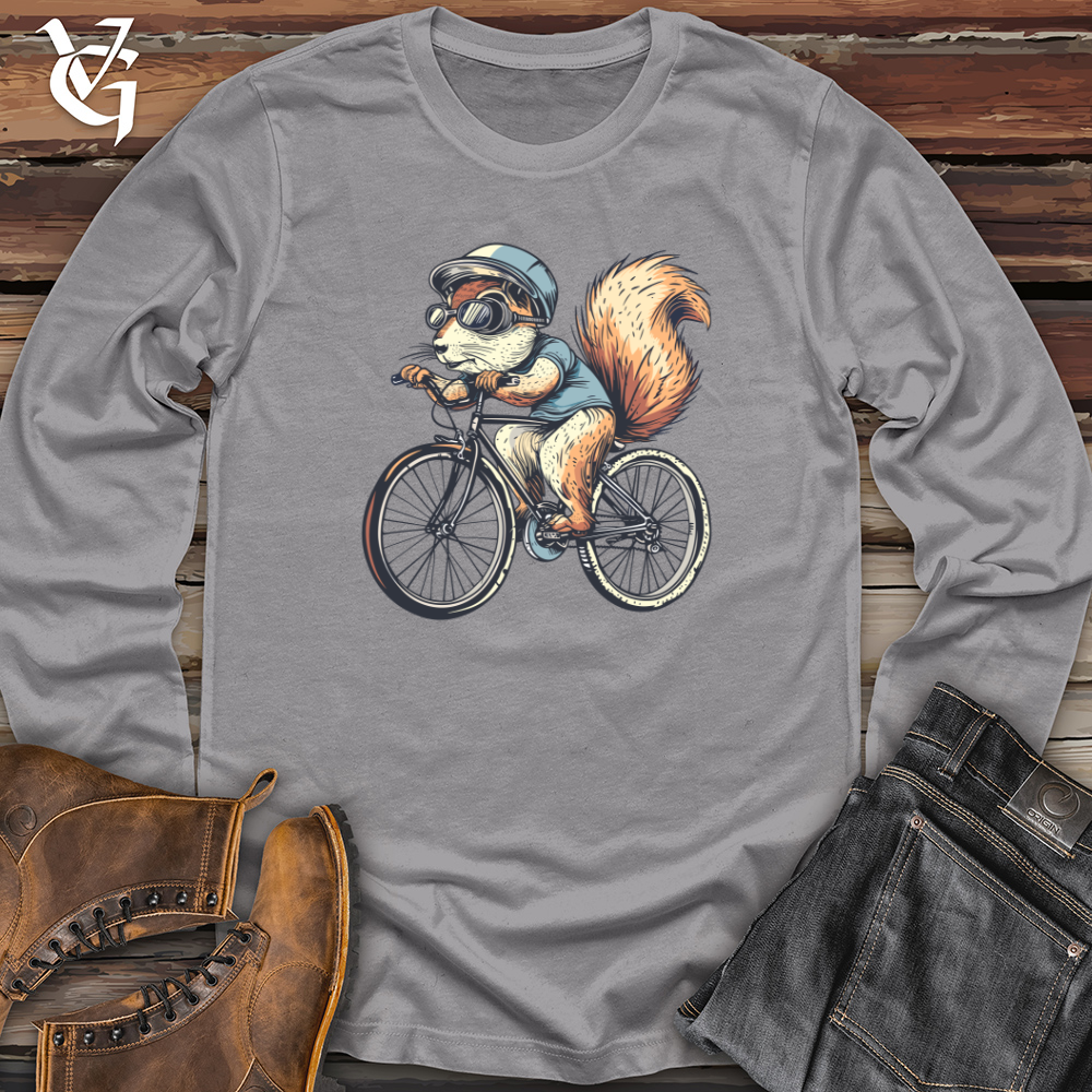 Viking Goods Squirrel Cycle Cruise Long Sleeve Ash / L