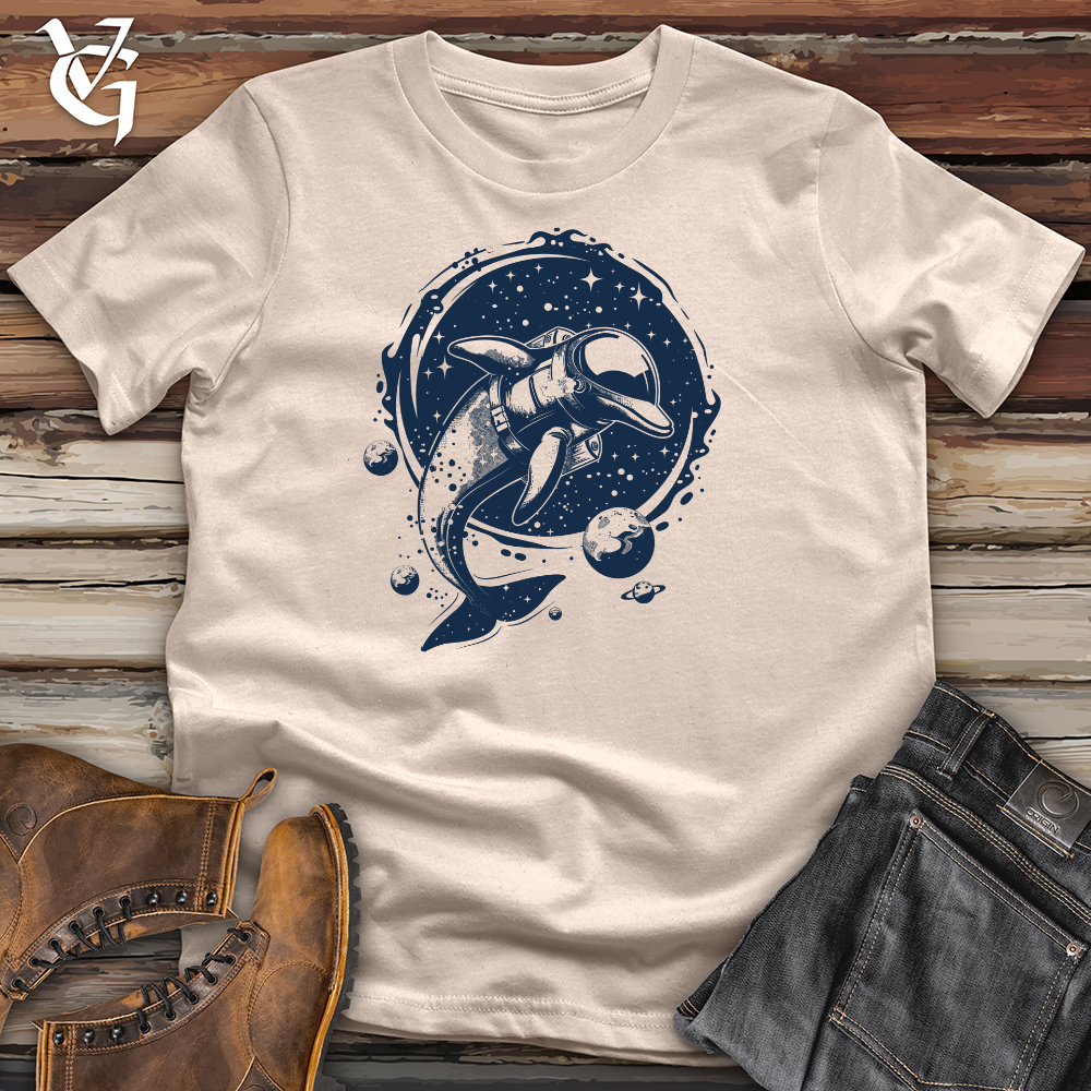 Viking Goods Astronaut Dolphin Odyssey Cotton Tee Tan / L