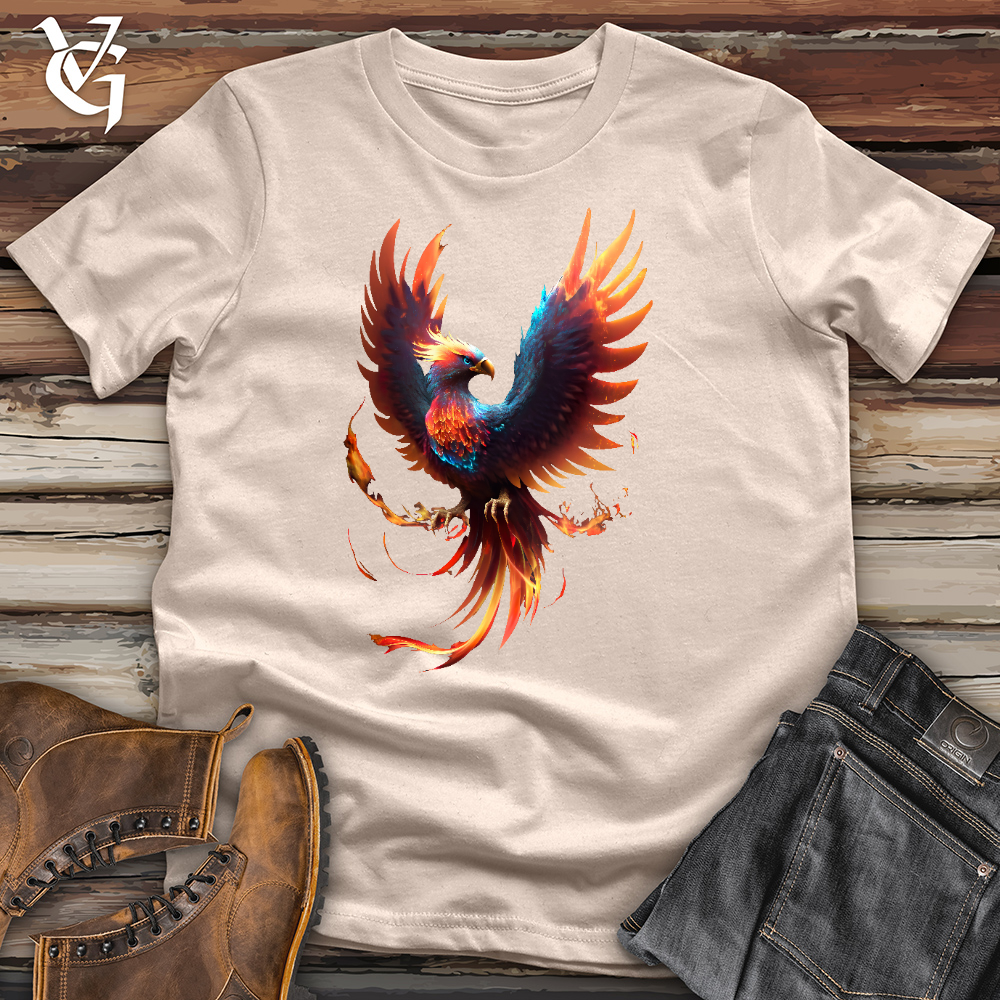 Viking Goods Fire Bird Cotton Tee Tan / L
