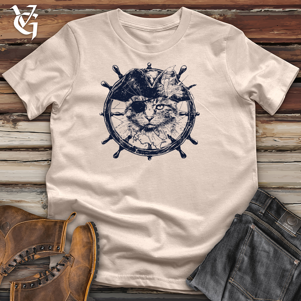 Viking Goods Pirate Paws Captain Cotton Tee Tan / L