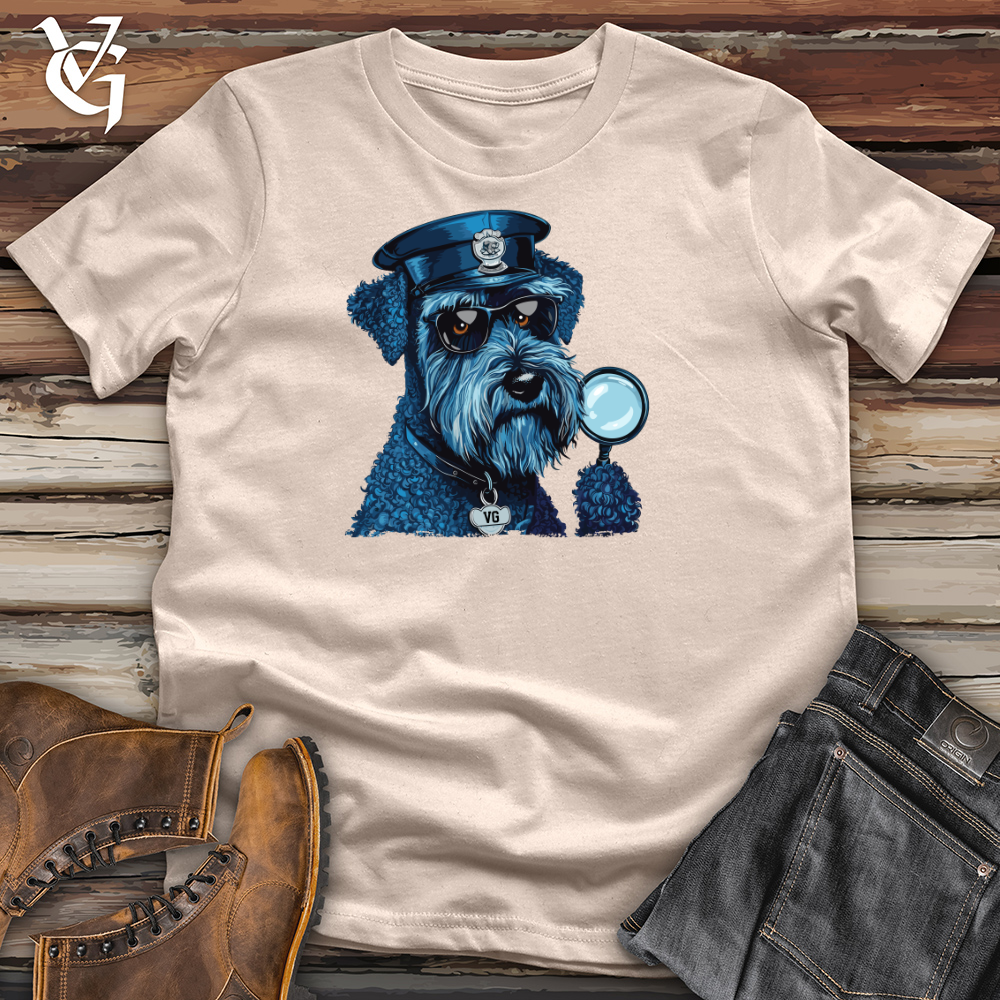 Viking Goods Terrier Police Detective Cotton Tee Tan / L