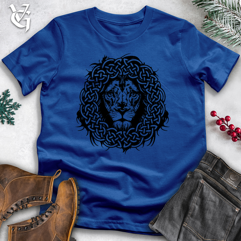 Viking Goods Celtic Lion Cotton Tee True Royal / L