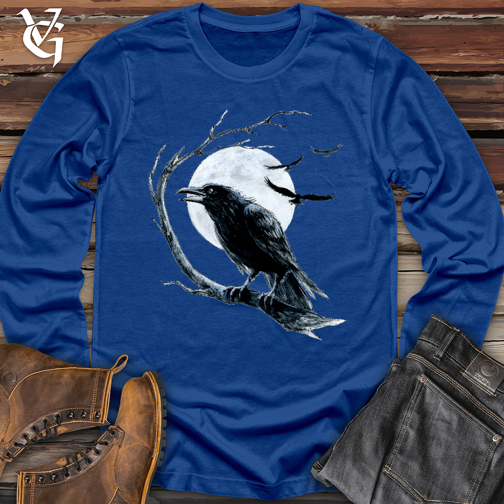 Viking Goods Cold Winter Raven Long Sleeve True Royal / L