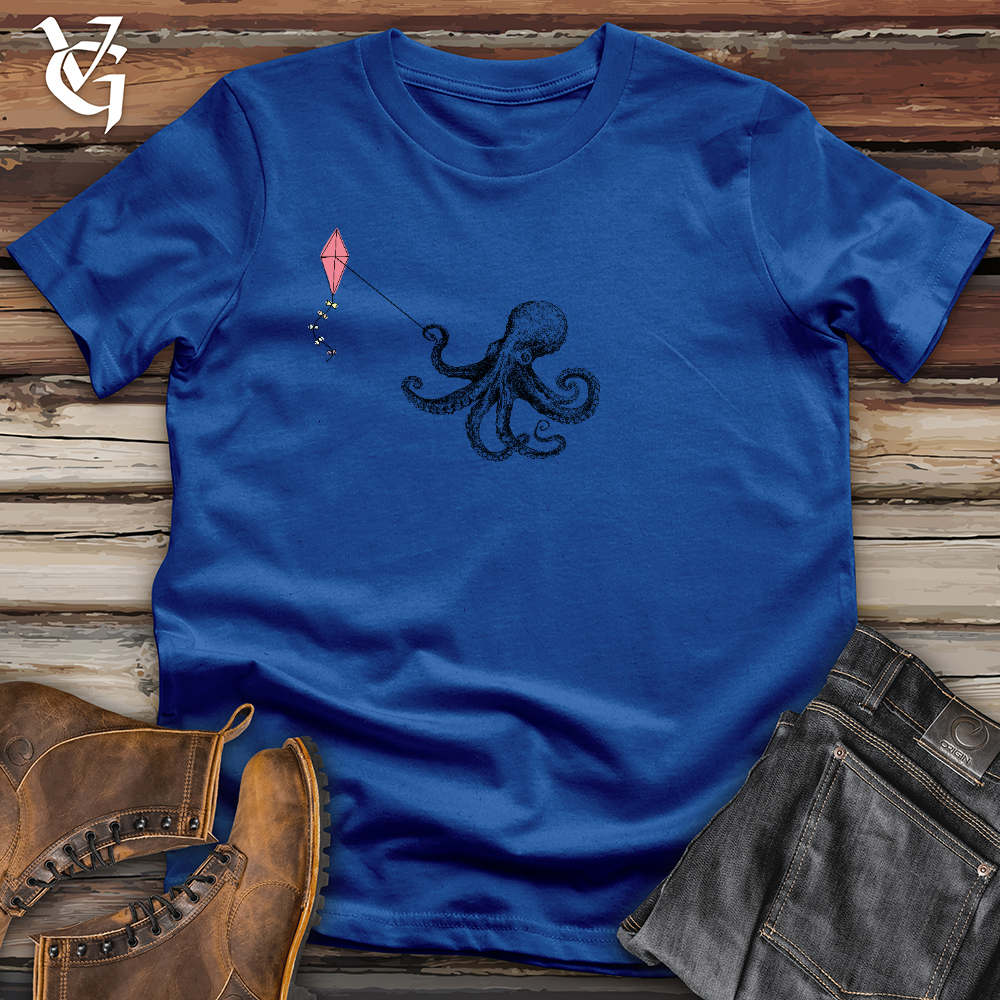 Viking Goods Octopus Flying Kyte Cotton Tee True Royal / L