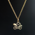 Viking Goods Turtle Riding A Bike Gold Necklace