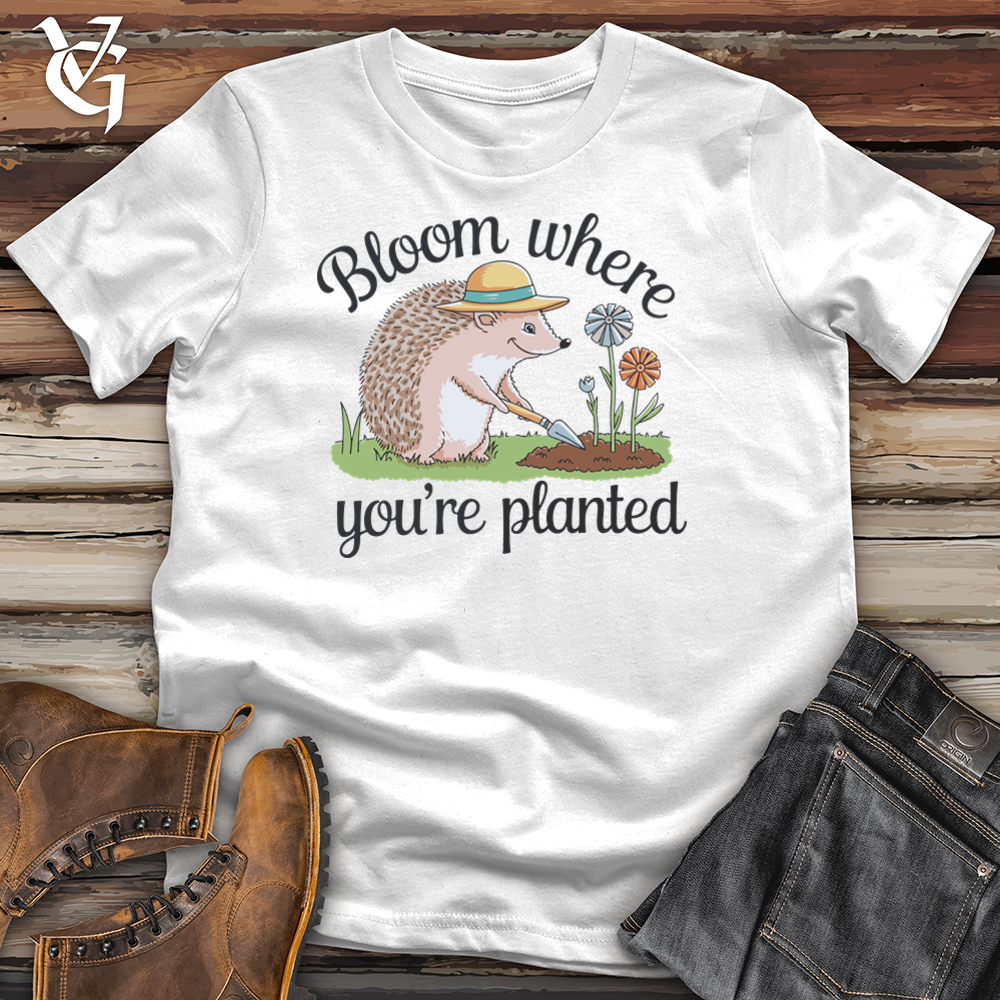Viking Goods Bloom Where You are Planted Softstyle Tee White / L