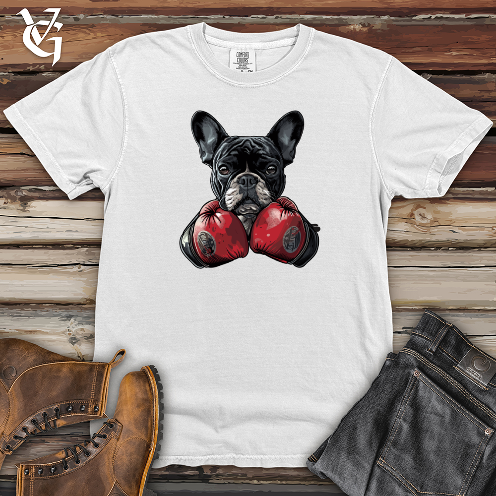 Viking Goods Bulldog Boxing Champion Heavy Cotton Comfort Colors Tee White / L