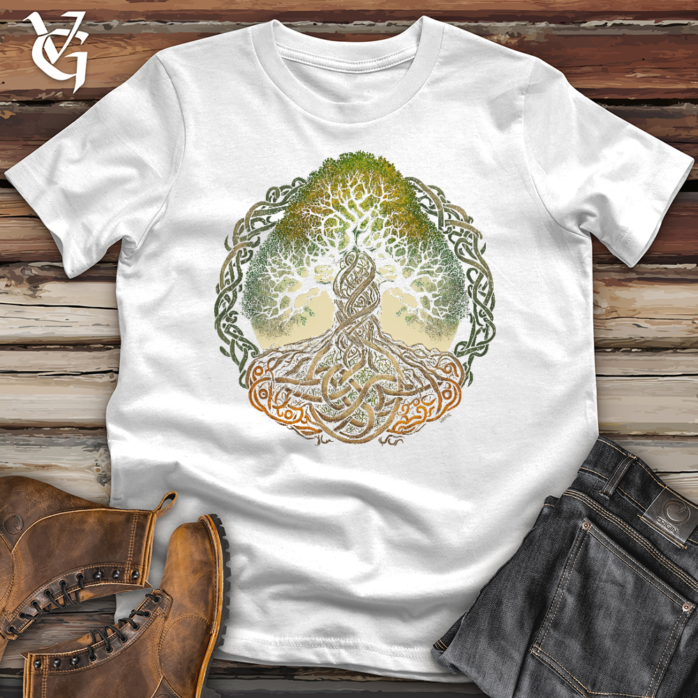 Viking Goods Celtic Life of Tree Softstyle Tee White / L