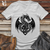 Viking Goods Celtic Rust Dragon V-Neck White / L