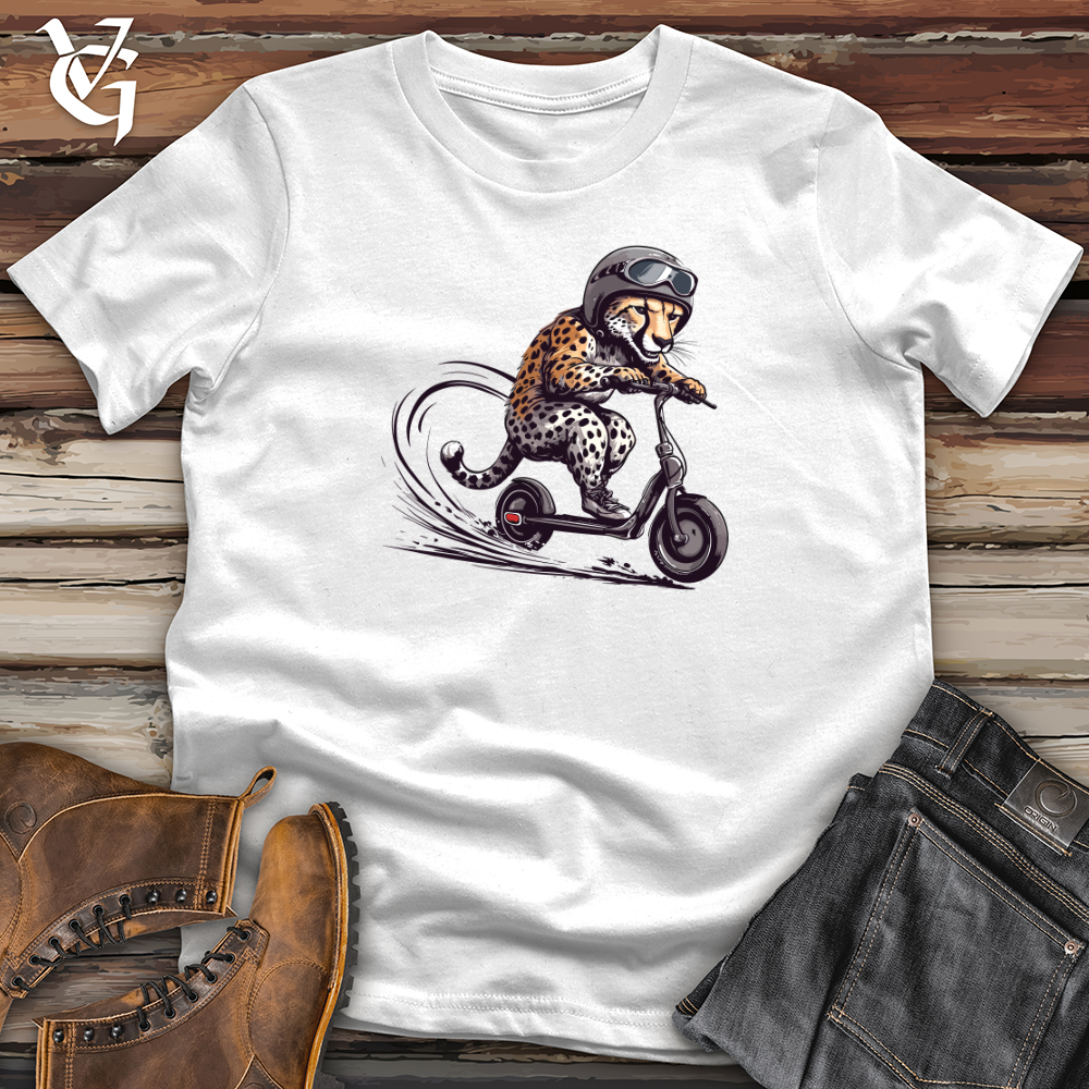 Viking Goods Cheetah Scooter Rush Softstyle Tee White / L