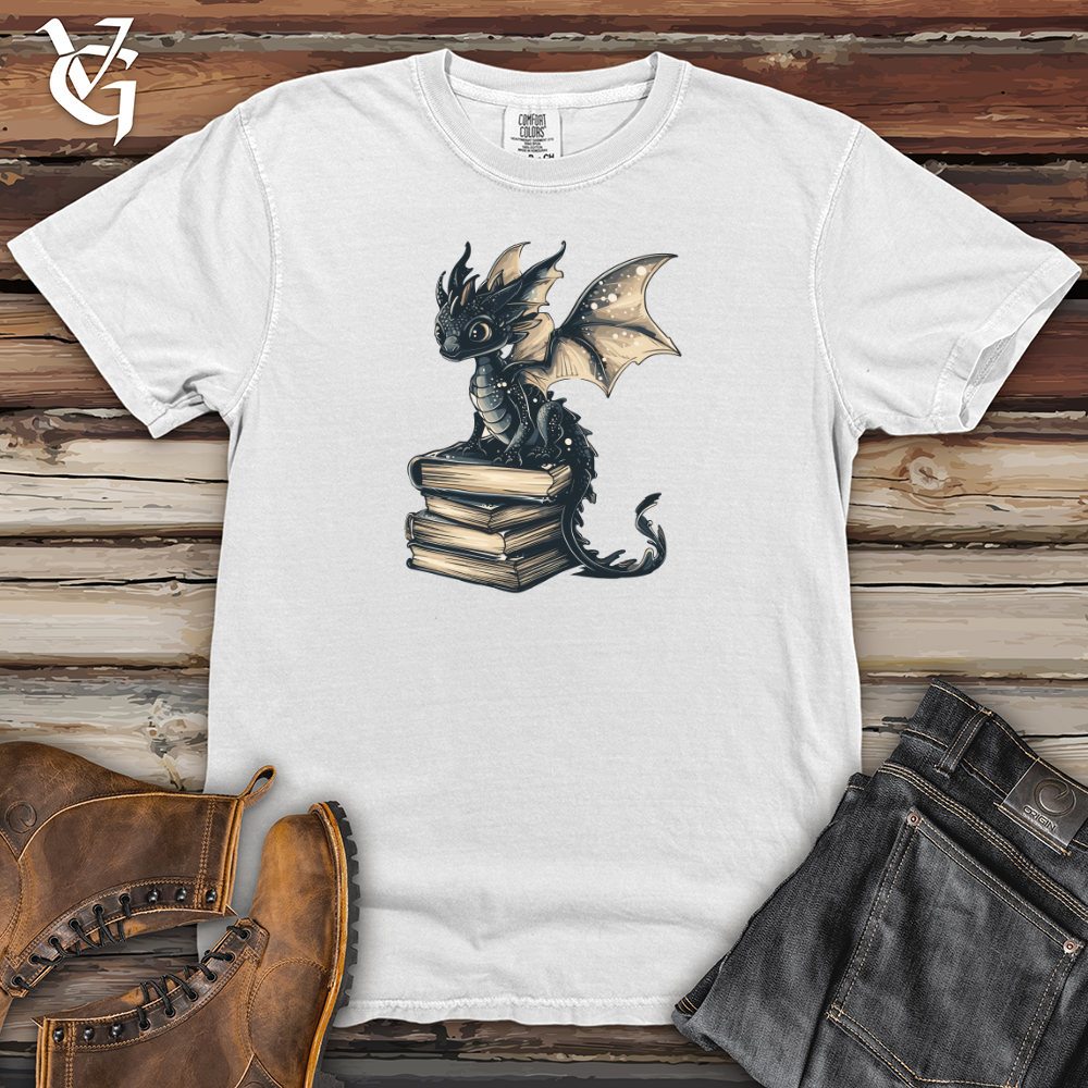 Viking Goods Dragon Scholar Tales Heavy Cotton Comfort Colors Tee White / L