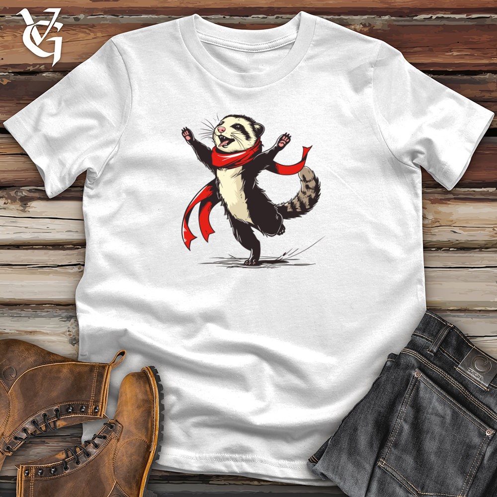 Viking Goods Ferret Joyful Dance Softstyle Tee White / L