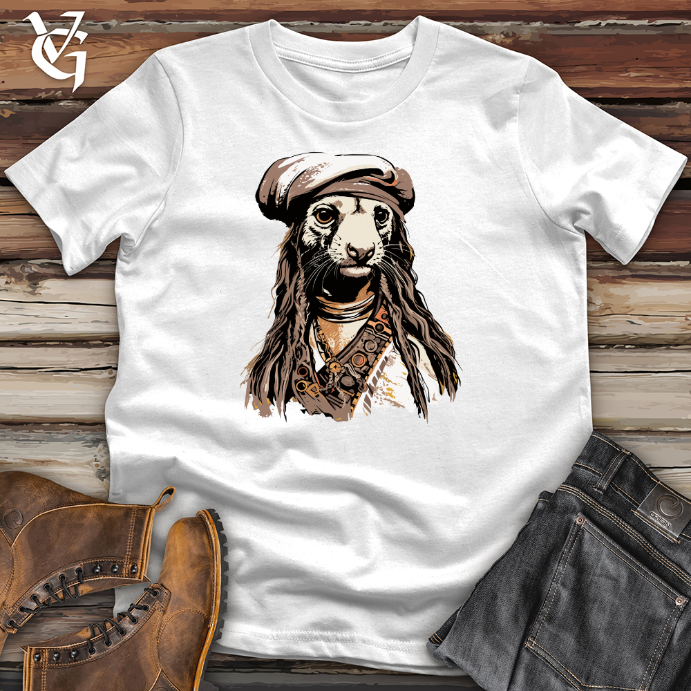 Viking Goods Ferret Pirate Softstyle Tee White / L