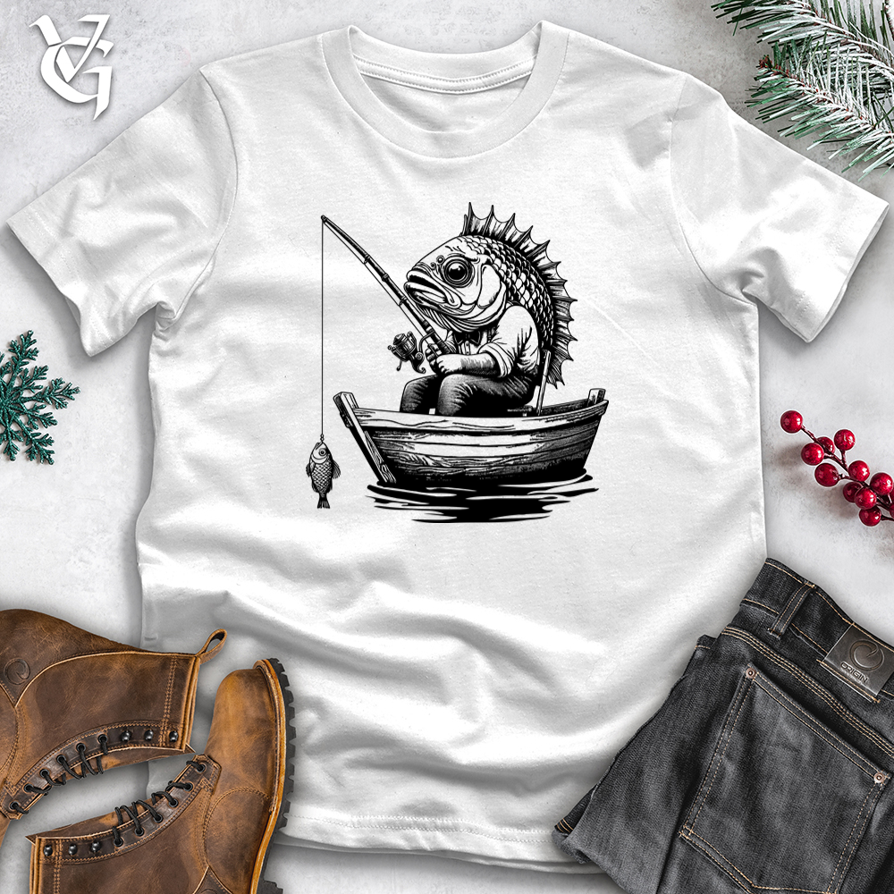 Viking Goods Fish Boat Softstyle Tee White / L