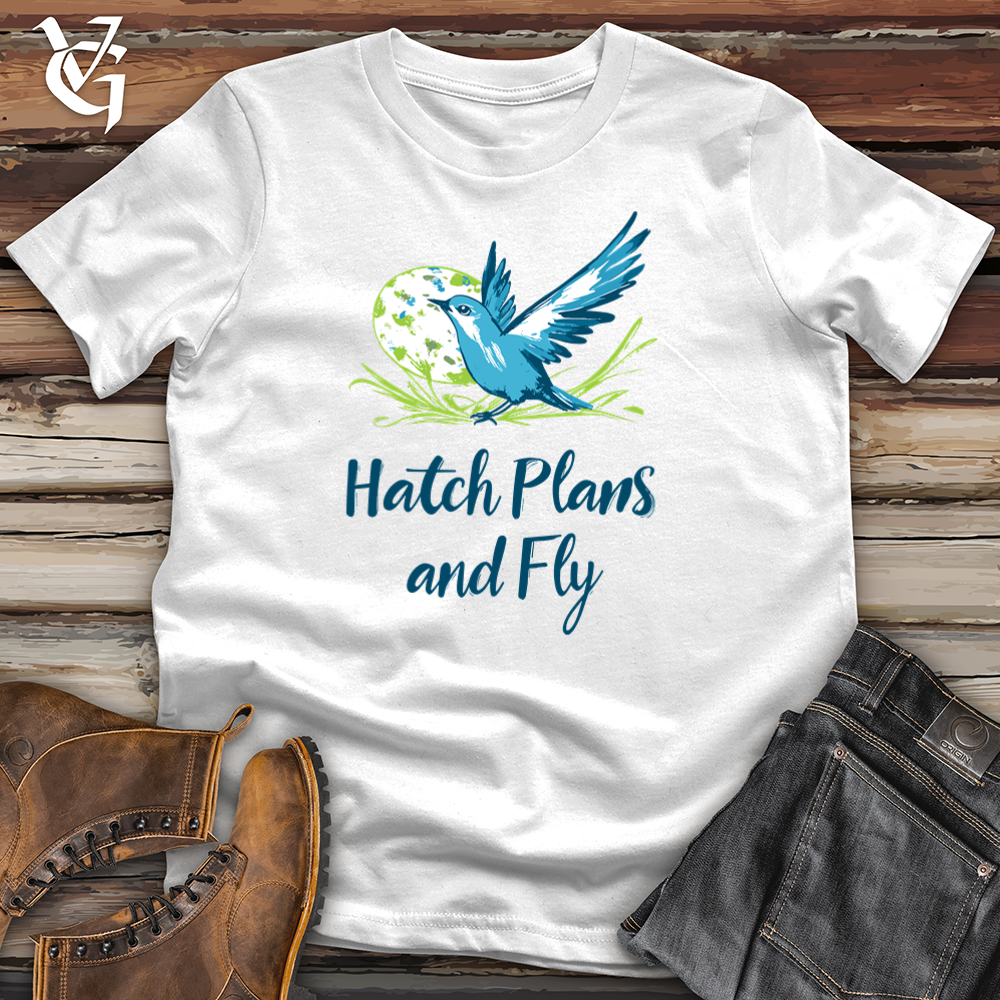 Viking Goods Hatch Plans and Fly Softstyle Tee White / L