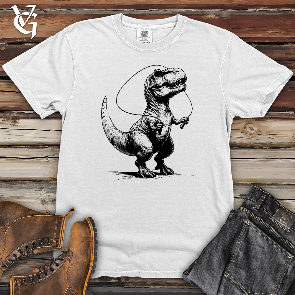 Viking Goods Jump Rope Rex Heavy Cotton Comfort Colors Tee White / L