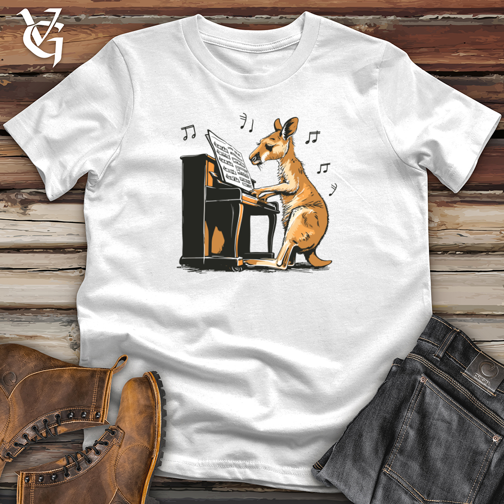 Viking Goods Kangaroo Piano Virtuoso Softstyle Tee White / L