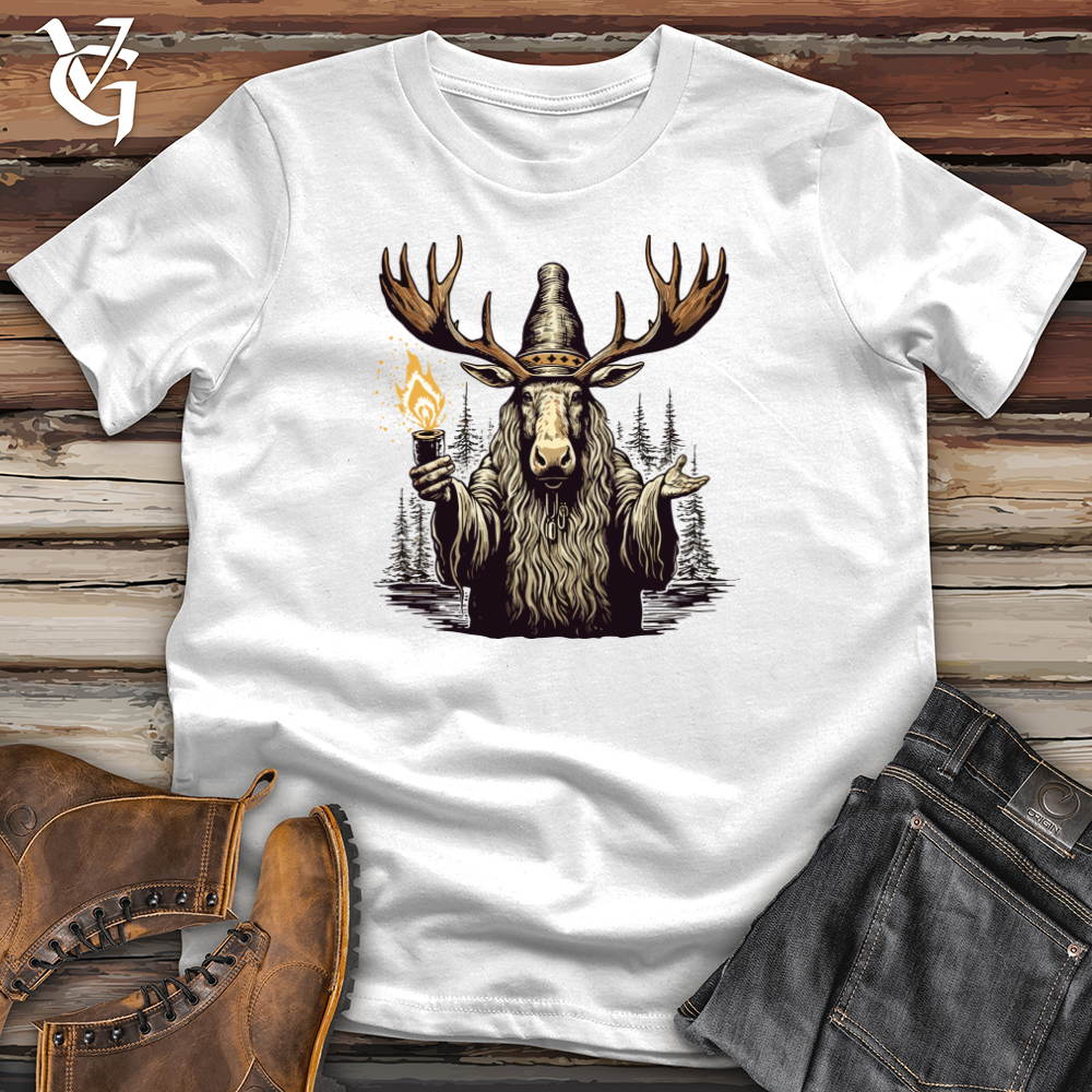Viking Goods Moose Wizard Enigma Softstyle Tee White / L