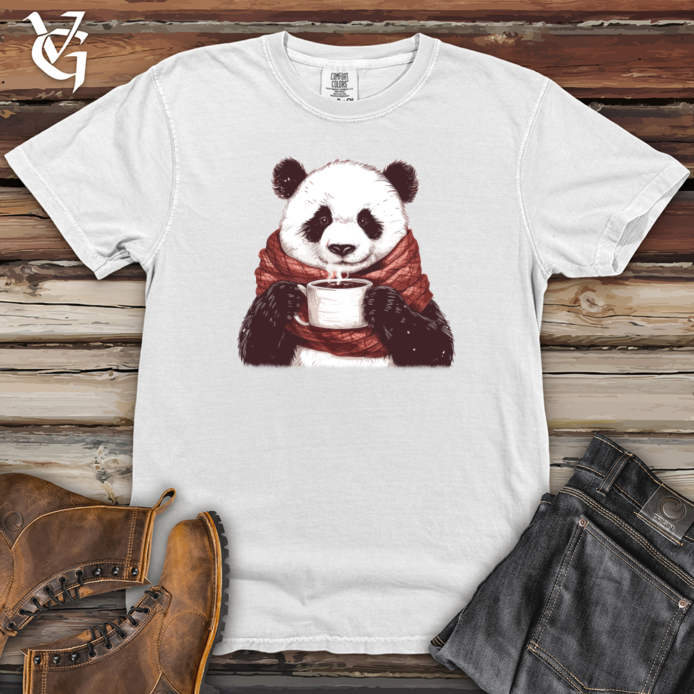 Viking Goods Panda Warmth Sip Heavy Cotton Comfort Colors Tee White / L