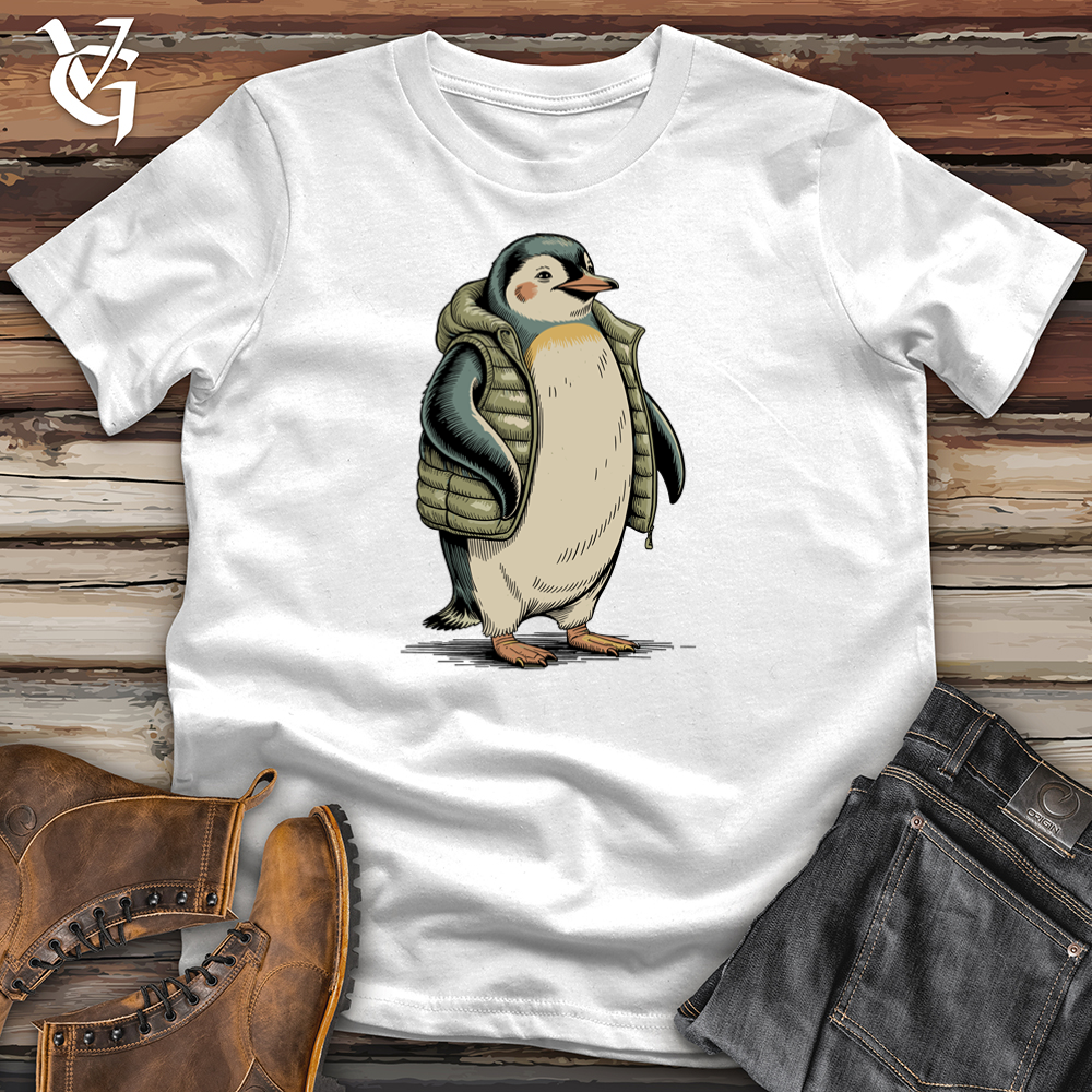 Viking Goods Puffer Penguin Tee White / L