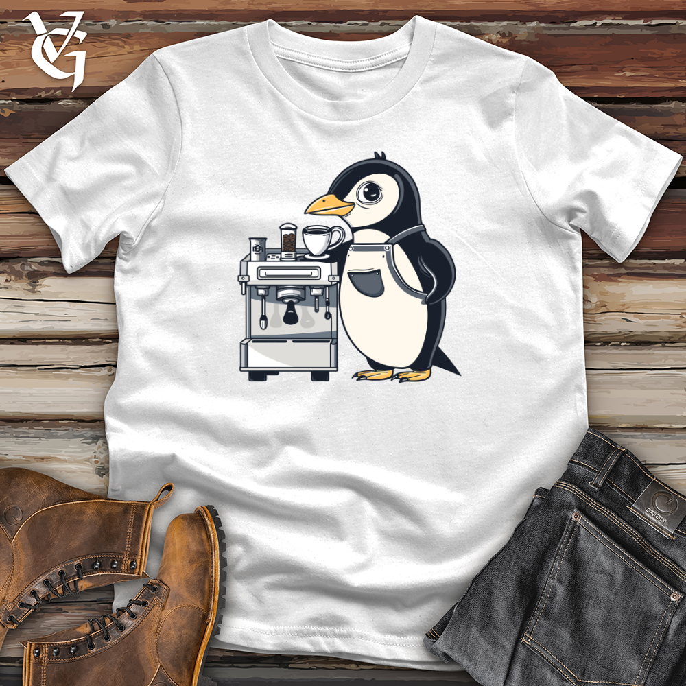 Viking Goods Puffin Coffee Connoisseur Softstyle Tee White / L