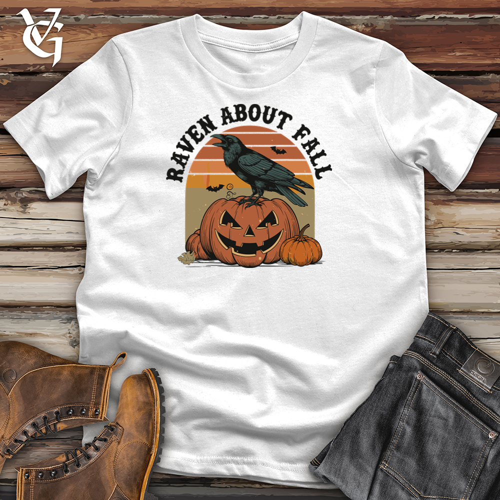 Viking Goods Raven About Fall Softstyle Tee White / L