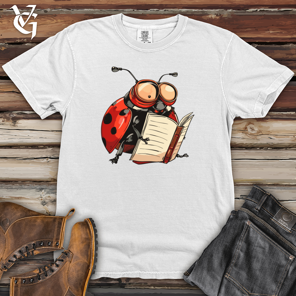 Viking Goods Scholarly Ladybug Heavy Cotton Comfort Colors Tee White / L