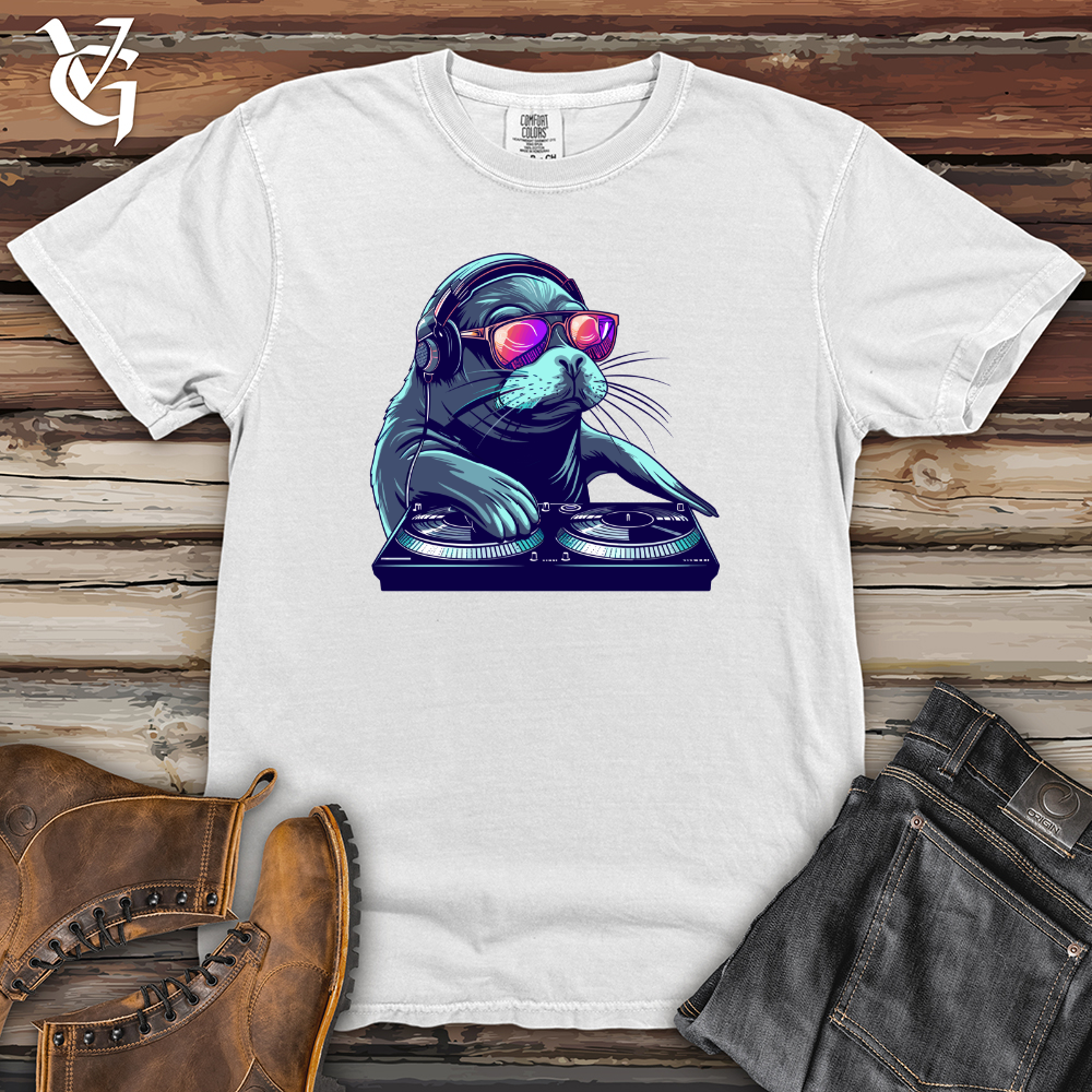 Viking Goods Seal DJ Groove Heavy Cotton Comfort Colors Tee White / L