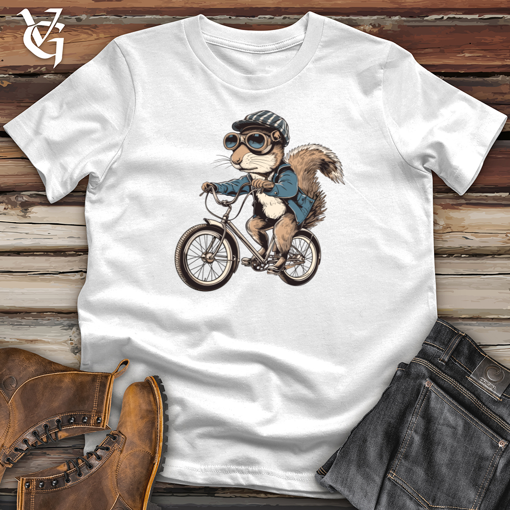 Viking Goods Squirrel Cyclist Voyage Softstyle Tee White / L