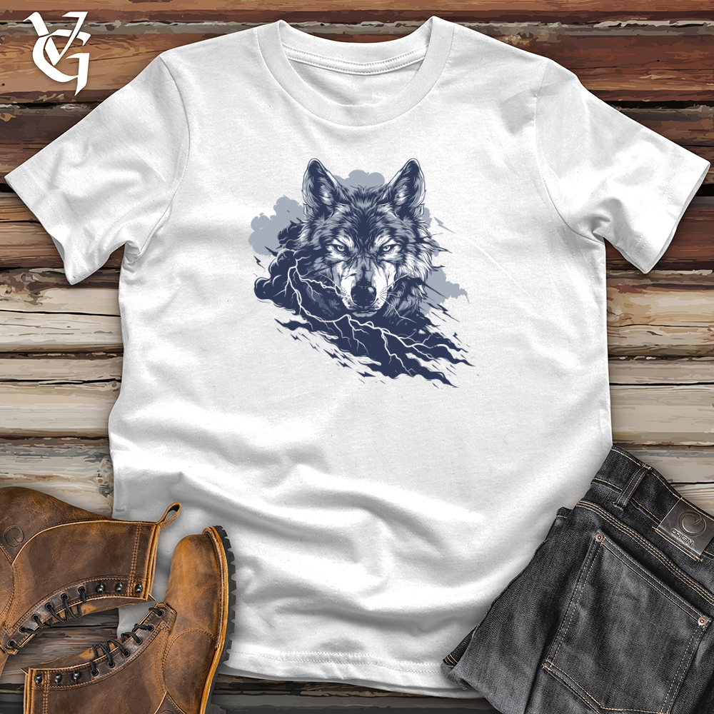 Viking Goods Thunder Wolf Glare Softstyle Tee White / L
