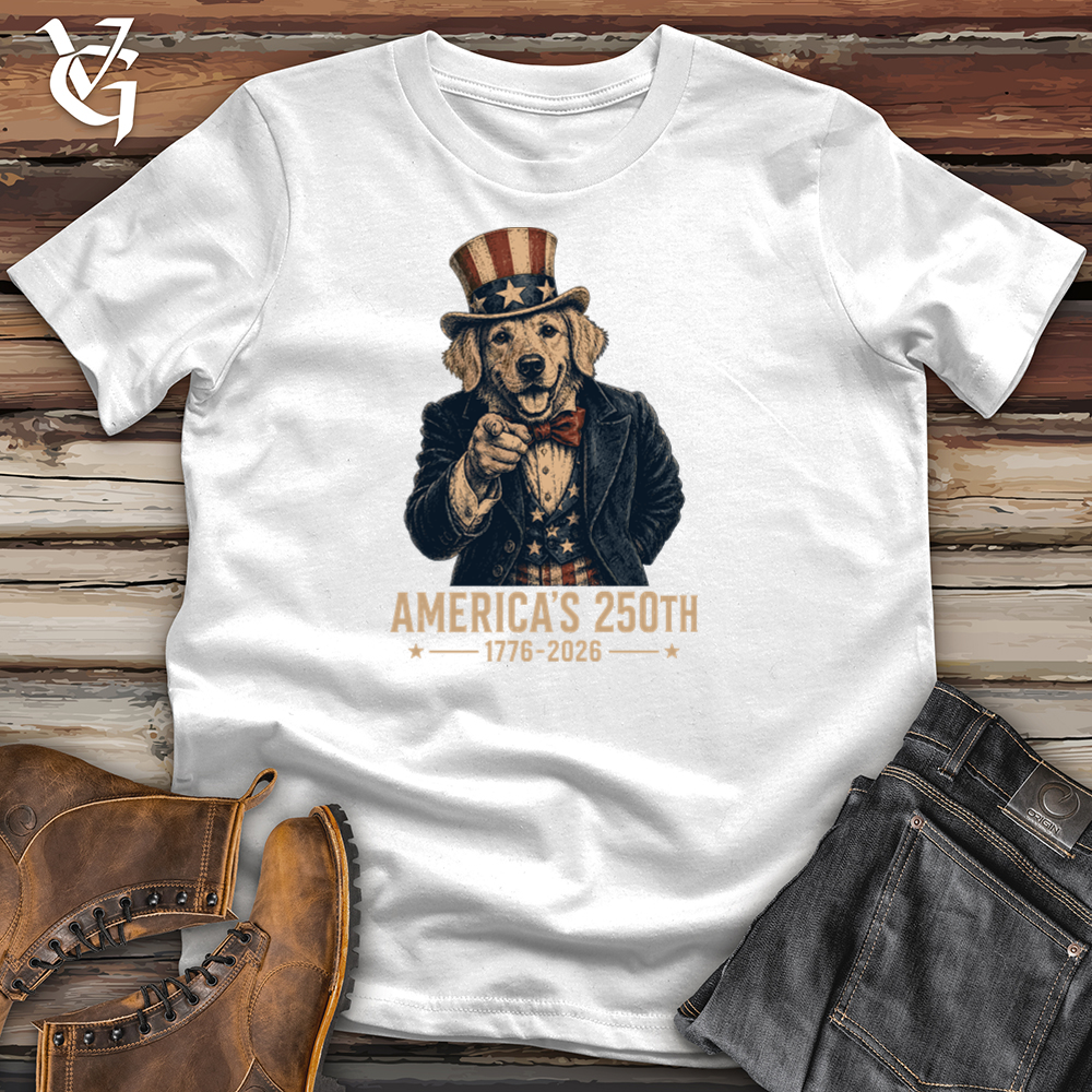 Viking Goods Uncle Sam Dog Softstyle Tee White / L